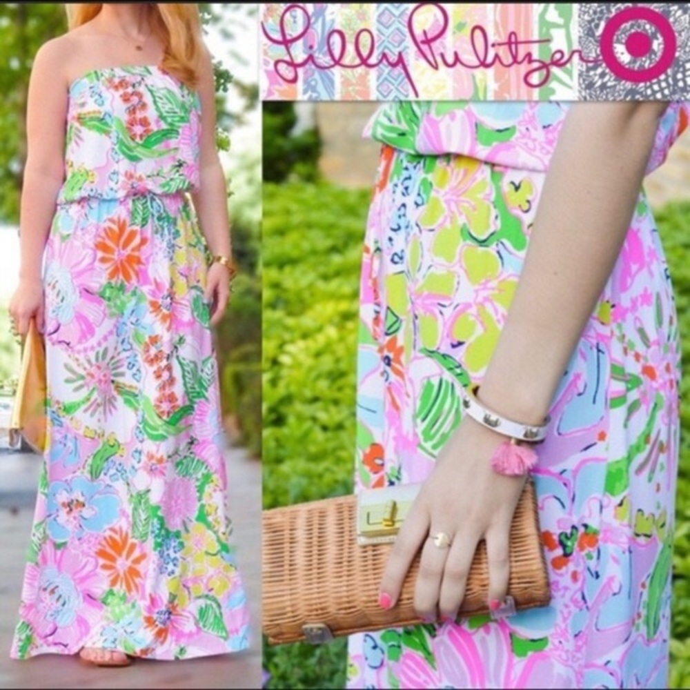 Lilly Pulitzer for target women small strapless dress